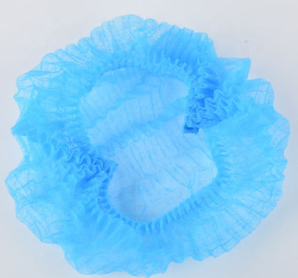 Крышка ливня PE повара головы волос гостиницы Nonwoven устранимая главная