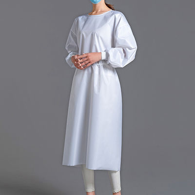 Полиэстер ткани фильма PE 70gsm полиэтилена устранимый Breathable для гражданских защитных одежд