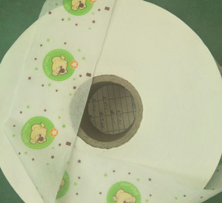 Nonwoven задним фильм листа 18um 90um прокатанный PE для пеленок ворсистых младенца