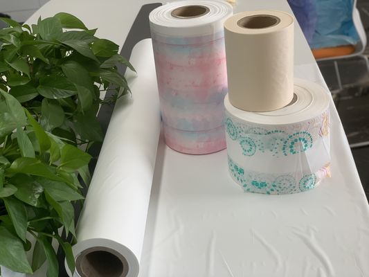 Вода придает непроницаемость фильм Backsheet пеленки фильма 40gsm PE 20gsm Breathable