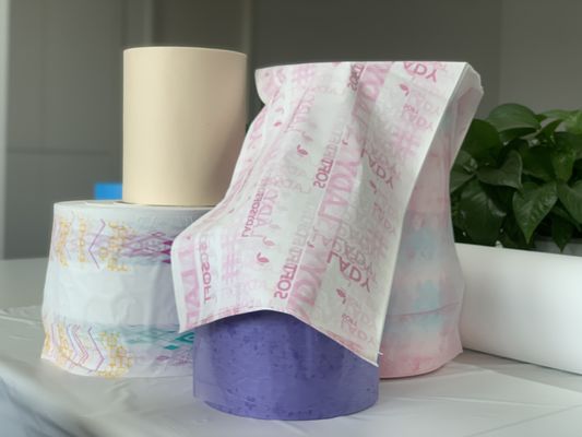 Фильм пеленки мягкого фильма PE не сплетенной ткани 24gsm Breathable Breathable взрослый